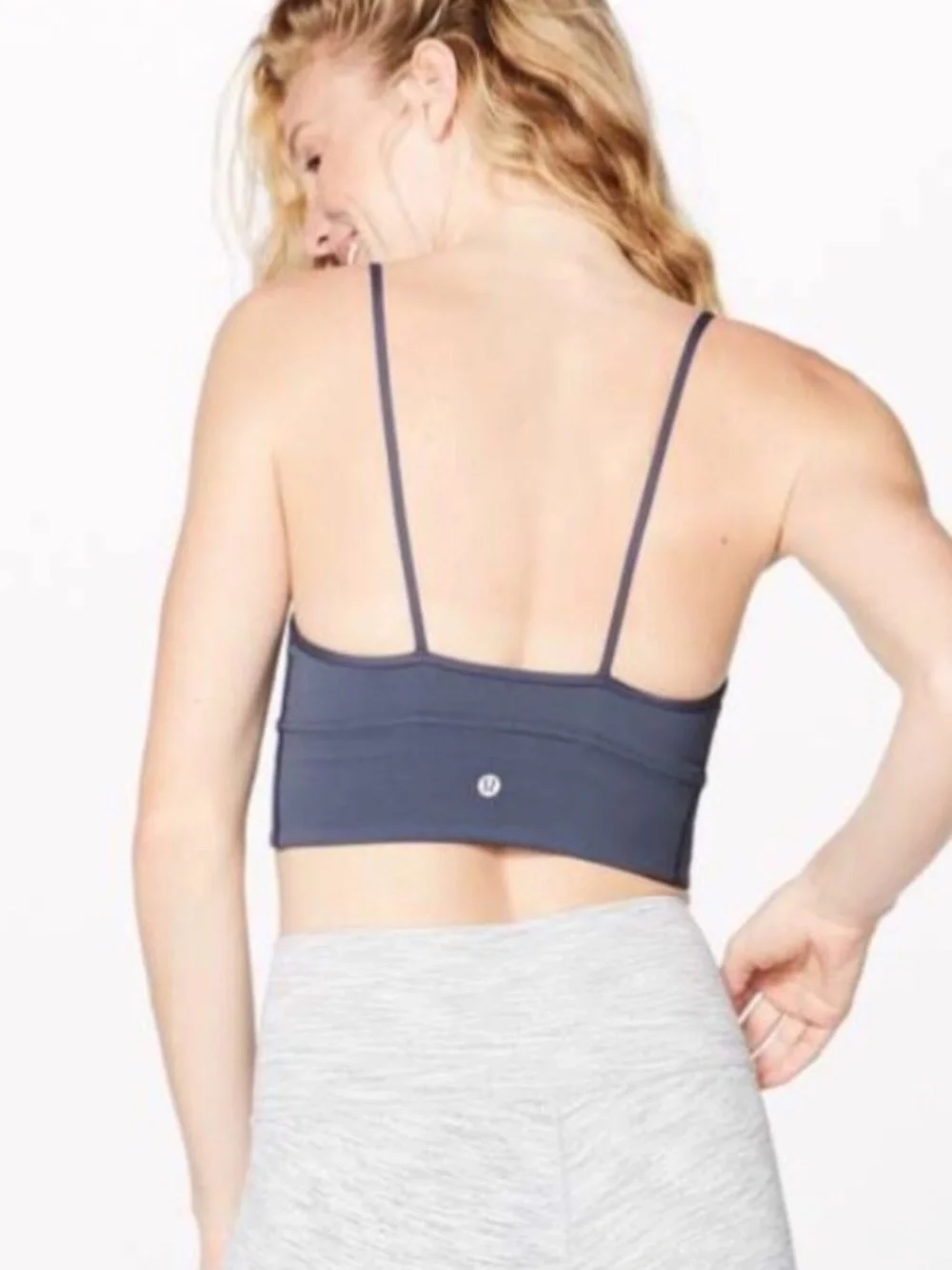 Lululemon Adore Your Core Sports Bra Scallop Mesh
